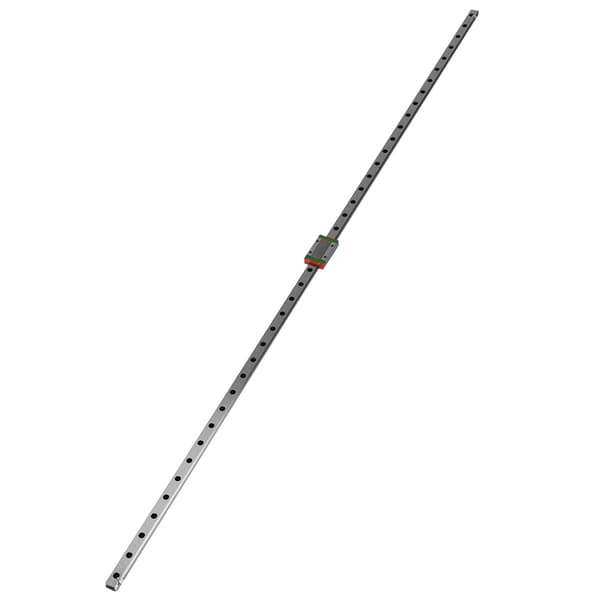 MGN12H Stål Linjärskena Guide 1000mm Längd 27mm Bredd Glidblock