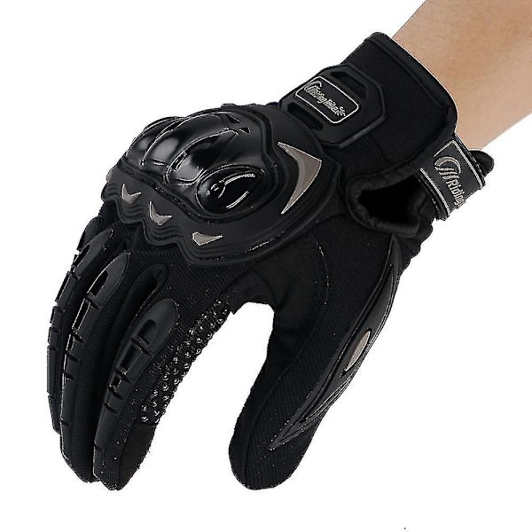 Käsine Moottoripyörä Miesten Guantes Moto Gant Kosketusnäyttö Hengittävä Moottoripyörä Kilpa Ratsastus Pyörä Suojakäsineet Kesä Xinda black XL