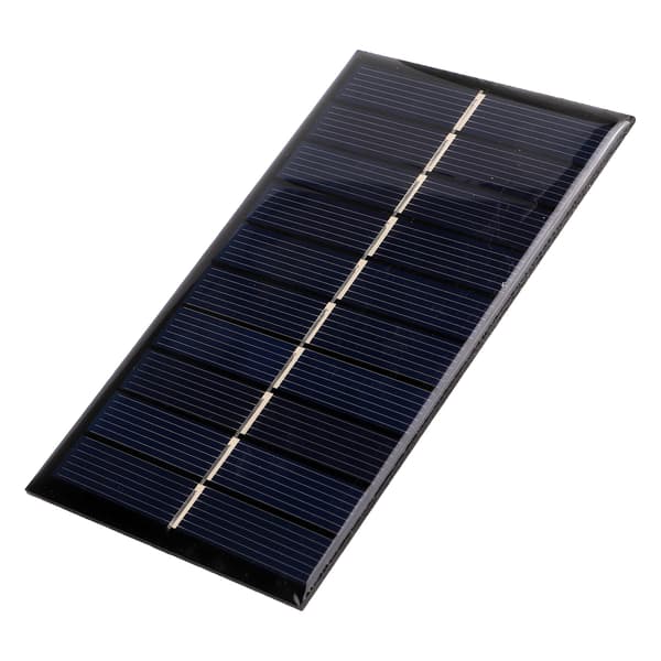 Mini solcelle polysilicium Effektiv DIY solcelle for vannpumpe gatelys 1,2W 5V