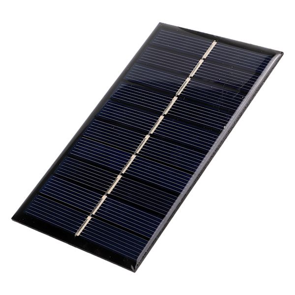 Mini solpanel polykrystal Effektiv DIY solcelle til vandpumpe gadebelysning 1,2W 5V