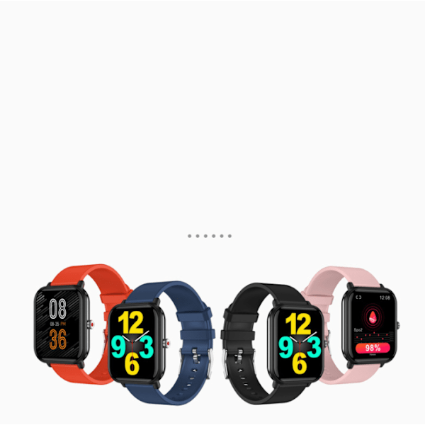 Fitness smart armbånd til indendørs og udendørs sport (sort),