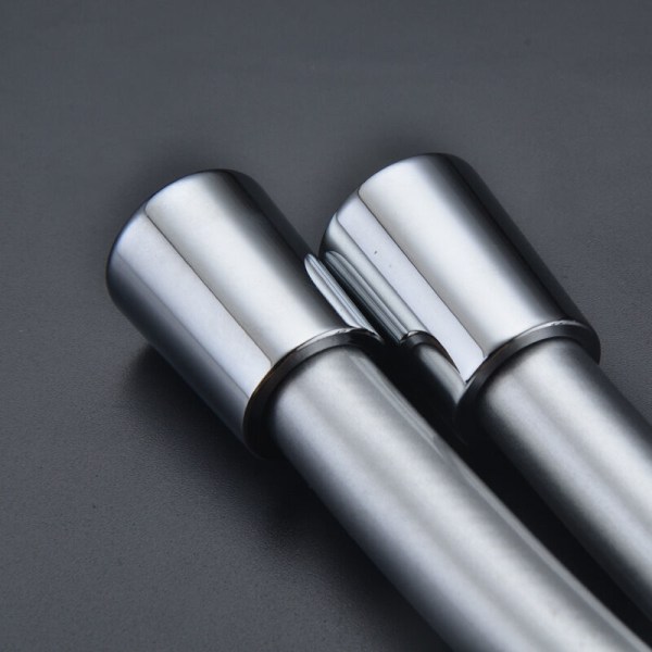 (2m) Platinum Silver Knot Proof Anti Twist PVC suihkuletku, hopeanharmaa suihkun sisääntulo kylpyhuoneletku