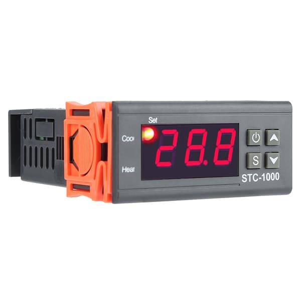 Elektrisk termostatstyrning med temperatursensor 110V till 220V