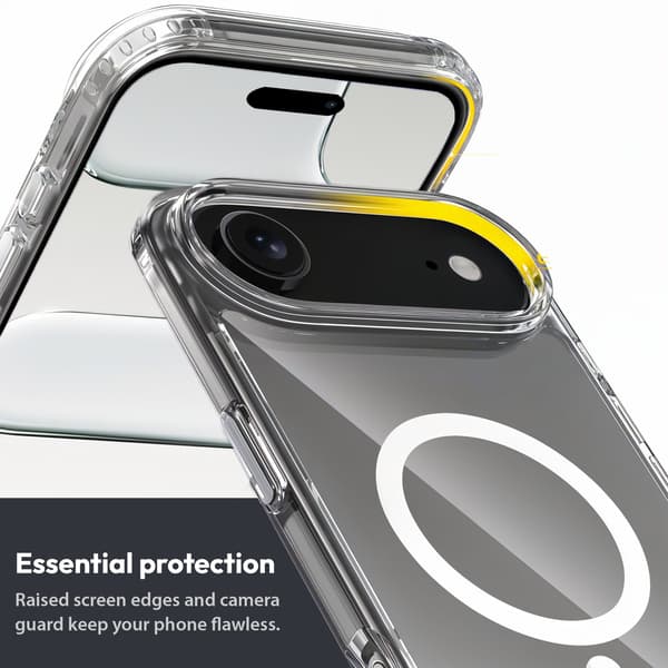 MagCase til iPhone 17 Air – Krystalklart MagSafe-cover iPhone 17 Air