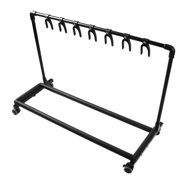 Metall EVA Multi Gitarrställ med Hjul för Butiksdisplay FL 17W