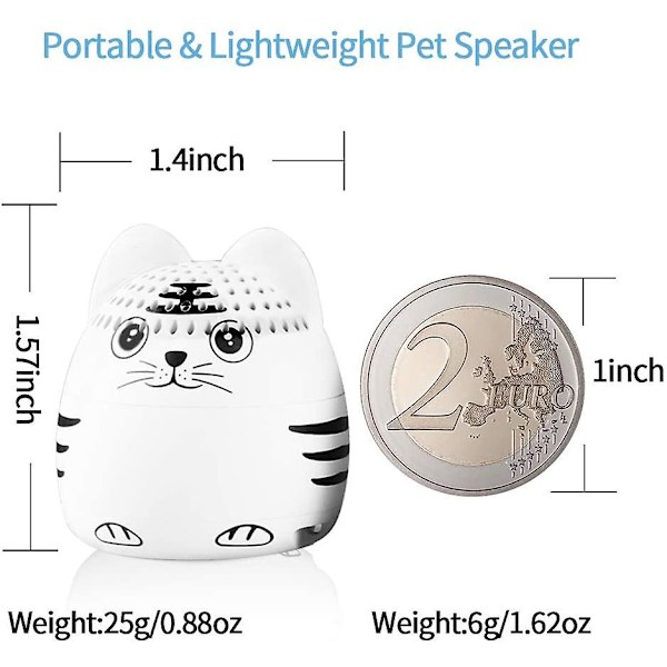 White Pet Cute Animal Cartoon kannettava Bluetooth kaiutin,