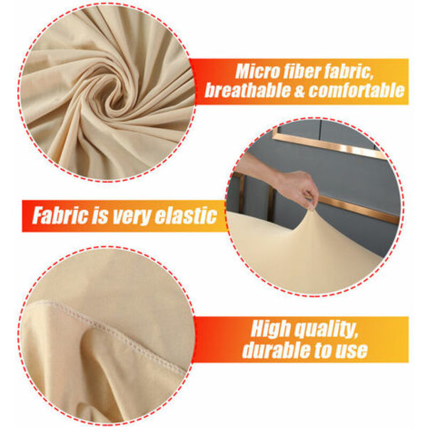 Sofabetræk Ultra Soft Stretch Møbelbeskytterbetræk (4 personers Khaki)