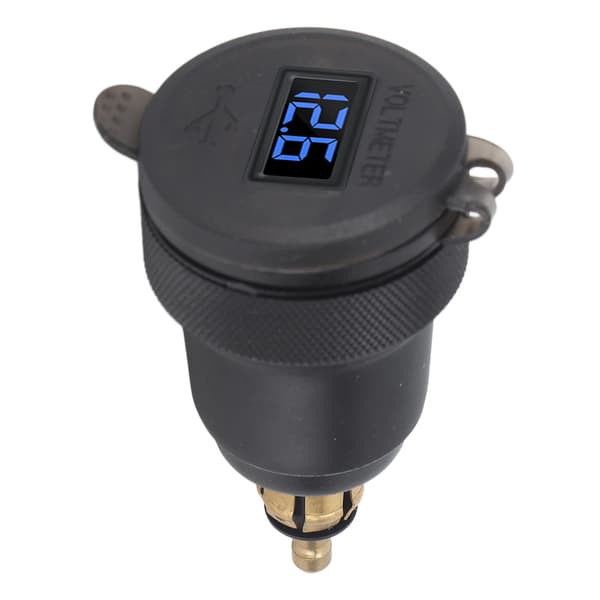 QC3.0 PD USB-lader Hurtigladeadapter 12V til 24V DC for 1 2 3-serien EU-plugg Blå