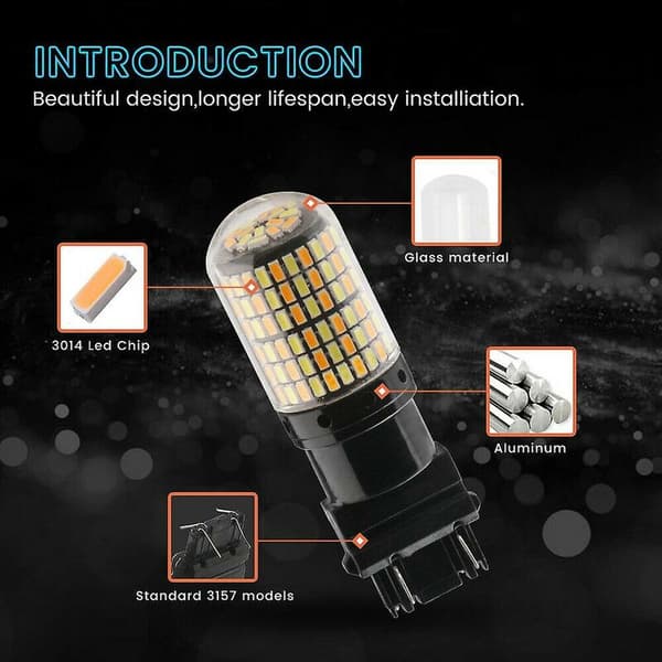 [HT]2kpl 3757 3157 4157na LED-polttimo Switchback Valkoinen pysäköinti vilkkuvalo