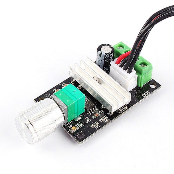 PWM DC Motor Hastighetskontroller 6V til 28V 3A Reversibel Kontroll