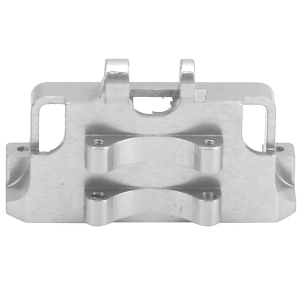 Aluminium Styrestøjsforbindelse Fast Servomontering til Axial SCX24 90081 1/24 RC Bil Sølv