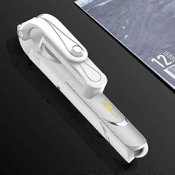 XT-09 Multifunksjonell Live Broadcast Mobil Bluetooth Selvutløserstang Stativ White