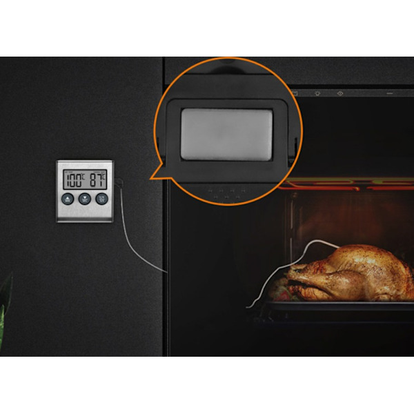 BBQ boks makroner temporization gaffel sukker termometer sonde