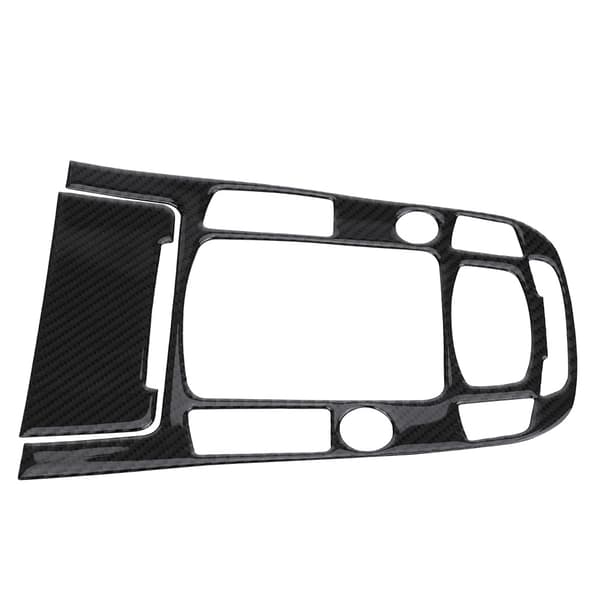Karbonfiber Bil Senterkonsoll Girskift Panel Deksel Trim for Audi A4