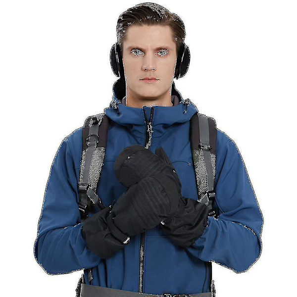 Ski Warm Skidåkning Anti-Slip Snowboardhandskar XL
