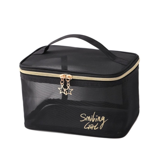 Mesh kosmetiktaske Makeuptaske SORT EE Black E-E