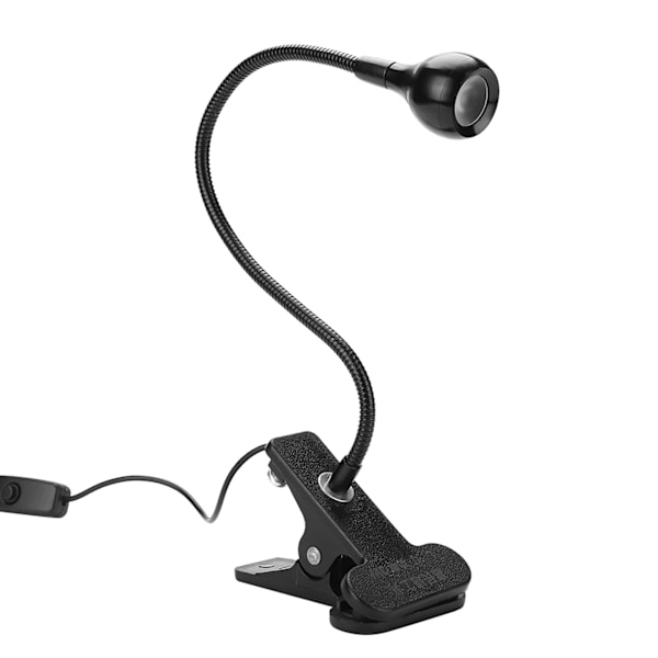 USB 3W UV-limlampe med klemme og switch - Ultraviolet LED lilla lys til reparation af telefoner