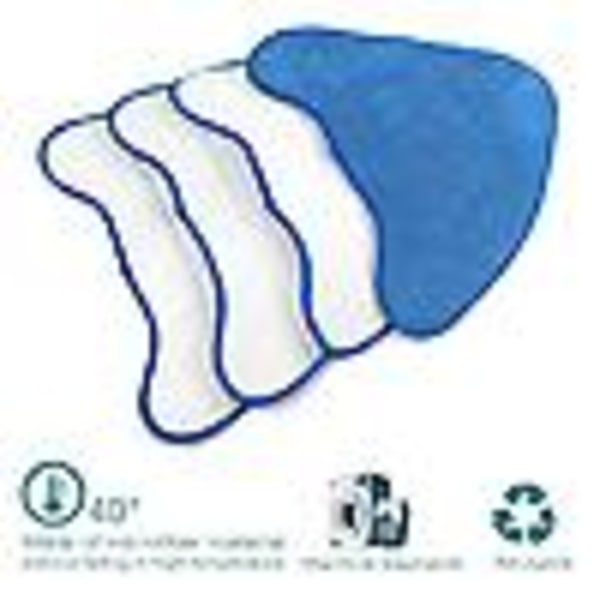 8-pack ersättningsdynor för ångmoppar för Vax S85-CM Steam Microfiber rengöringsmoppdynor Rengöring