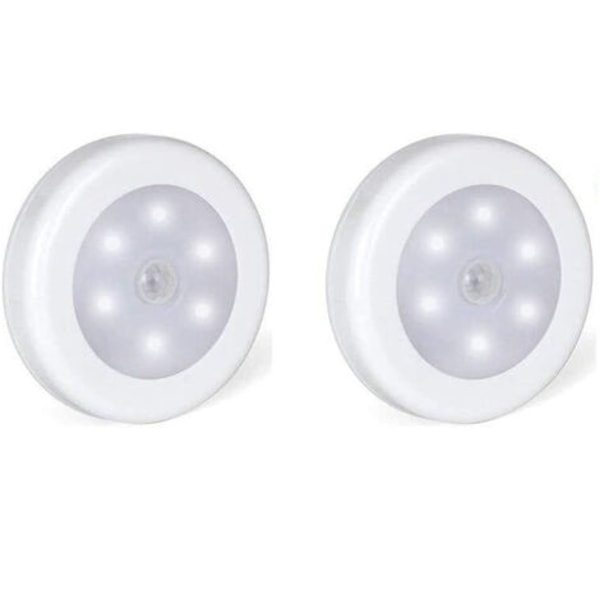 2 LED-liimalampun set , LED-valaistus magneettisella pohjalla (akkukäyttöinen)