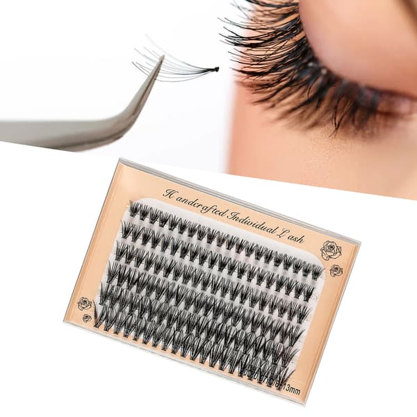 Myke og lette DIY øyenvippe extensions for sminke