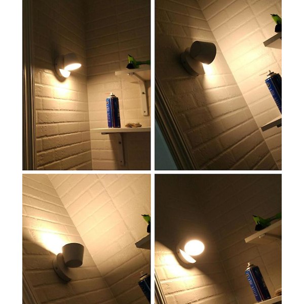 led vägglampa i aluminium ljus läsning vid sängen liten spotlight