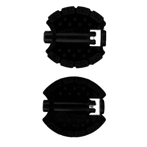 Børnecykellærling pedal trehjulet fodstøtte rollator fodpuder sort (par)