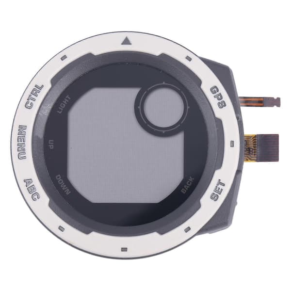 For Garmin Instinct KOMPATIBEL LCD-skjerm med digitizer komplett montering White