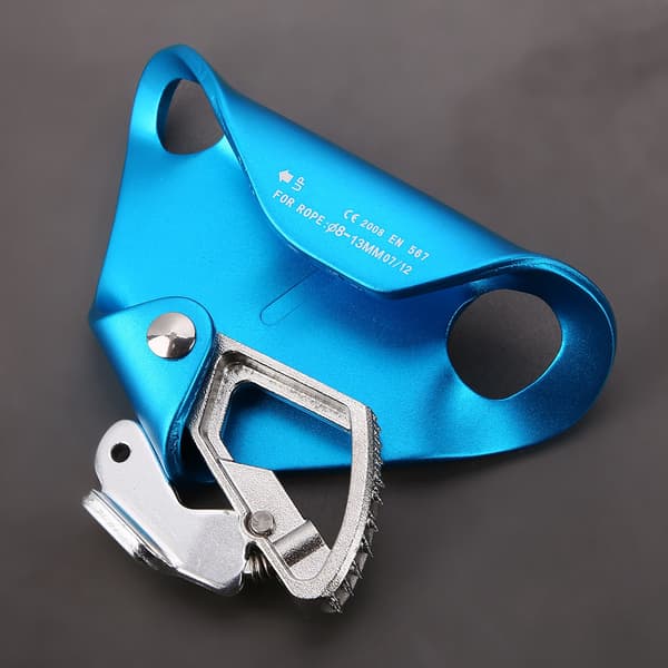 Klättring Ascender Riser Fall Arrest Safty Gear Bergsklättring Utrustning för bergsklättring Blå