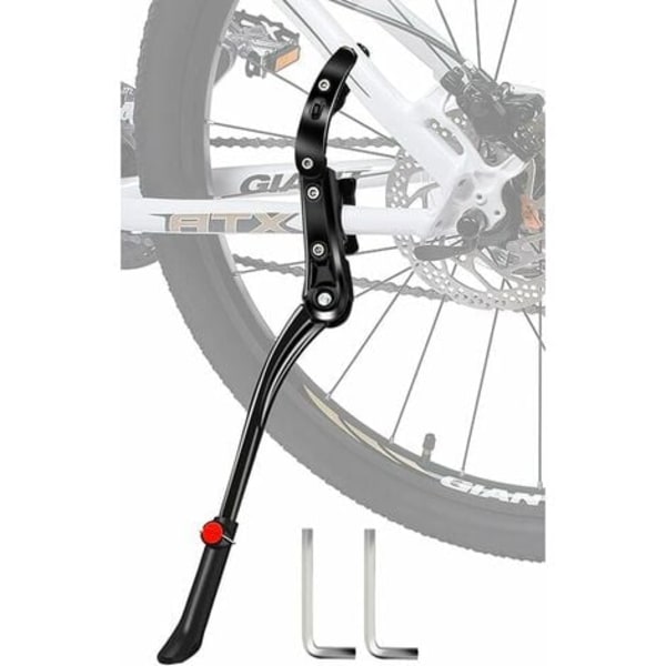 Cykelstativ 300 MM justerbart cykelstativ i legering med halkfri gummifot sidostöd Universal för Mountain Cy