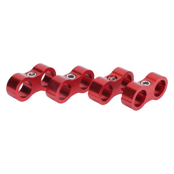 4 ST Slangseparator AN8 Biloljerör Fixeringsadapter Aluminiumlegering Universal