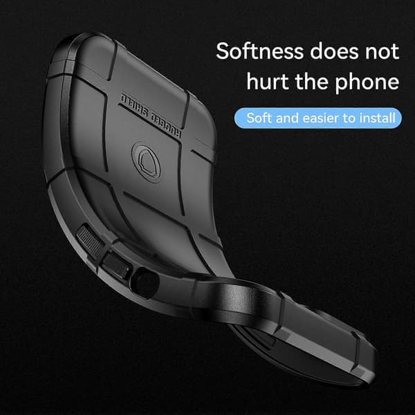 For Lenovo K12 Full Coverage Støtsikkert TPU-telefondeksel Black