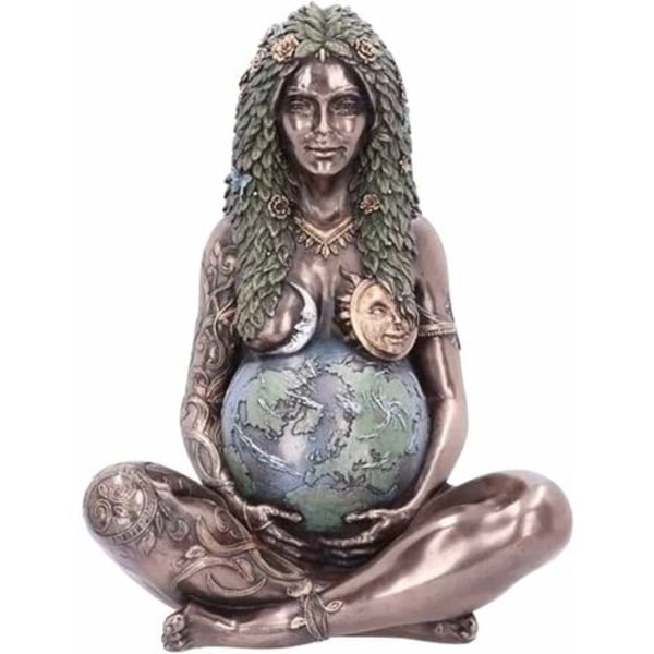 Gaia-patsas tuhatvuotinen Gaia Gaia -patsas Äiti Maan taidepatsas Pieni äiti Maanjumalatar -patsas pääsiäispatsas G