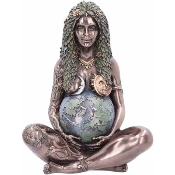 Gaia Statue Tusenårsfigur Gaia Gaia Figur Moder Jord Kunst Statue Figur Moder Jord Gudinne Figur Påskestatue G