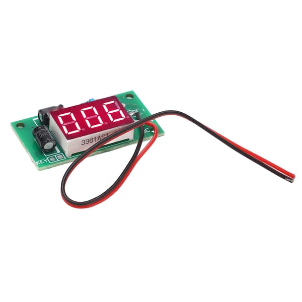 Rød 3-sifret triggertellermodul 4-7V akkumulator for industrielt utstyr