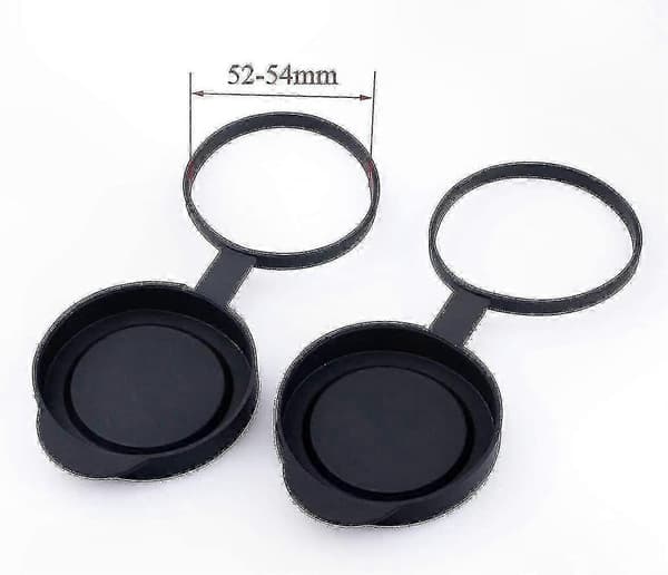 2-pakning gummi linsehetter for 42 mm kikkert objektivlinsebeskytter