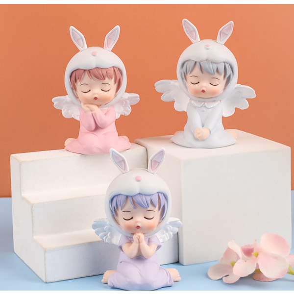 Annie Baby Blind Box Ornament Hand Office Aberdeen Tyttö Sydän Opiskelija Lapset Lahjaauto Ornamentti Kodinkoristeet (6 kpl)