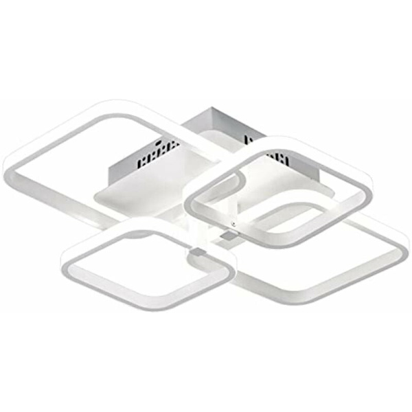 LED-taklys, moderne taklampe 52W 4680LM, 6000K kjølig hvit taklampe, for stue, kjøkken, seng