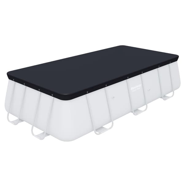[HT]Bestway Pool Cover Flowclear 404x201 cm Anthracite Blå