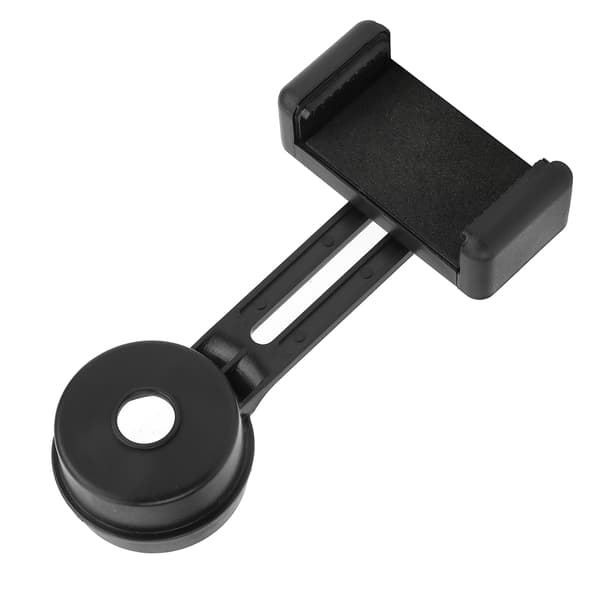 Universal Teleskop Telefon Adapter Bærbar Digiscoping Mount Holder Tilbehør Sort