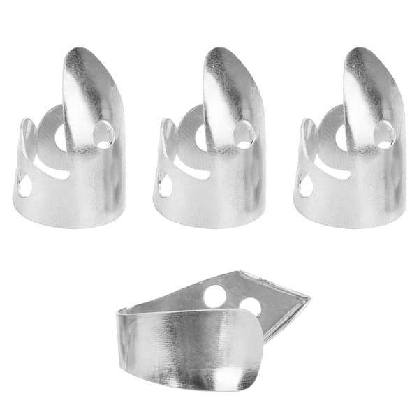 Metall Plektrum 3 Delar Silver Gitarrtillbehör