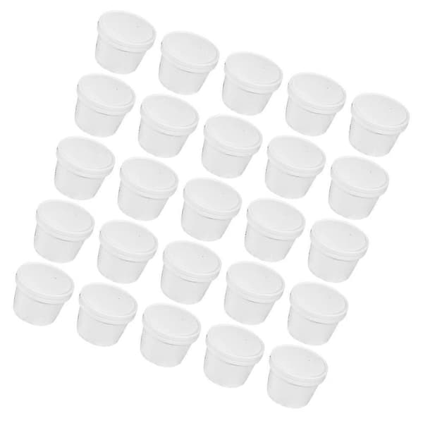 Vit glass för förvaring 1 set papper