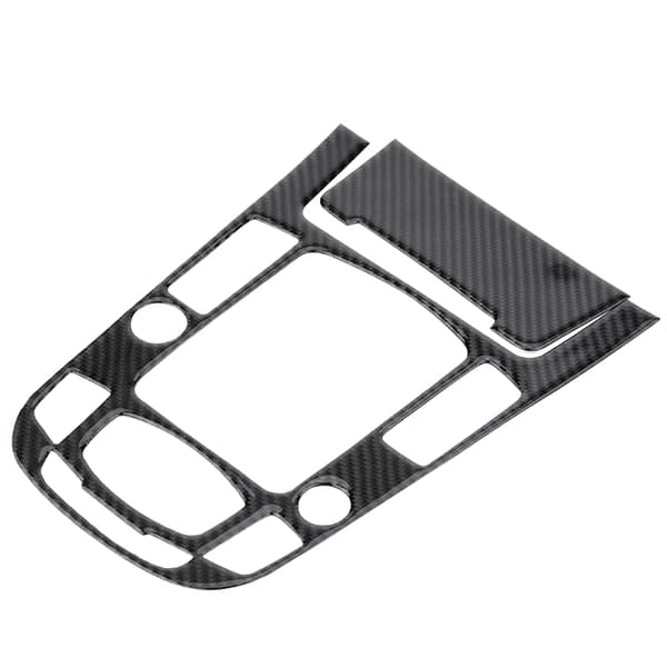 Kulfiber Bil Centerkonsol Gearskifte Panel Cover Trim til Audi A4