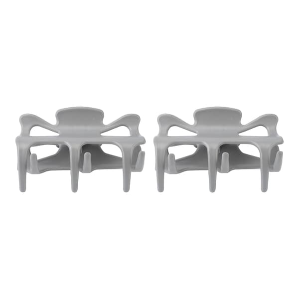 2 STK Varmrullerklemmer Hårruller Erstatningsklemmer for Kvinner Jenter Hårstyling