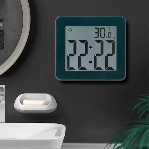 [HT]Køkken Timer Ur Vækkeur Nedtælling Temperatur Timer Til Skole Kontor Daglig Brug