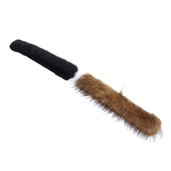 2 Pcs Thick and Fluffy Faux Fur Strips - Soft Shaggy Artificial Fur Fabric for Clothing Decoration"