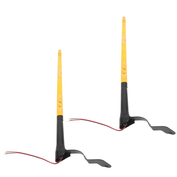 2-pak piskelys 340 mm gul LED antenne flagstangslys til ATV UTV
