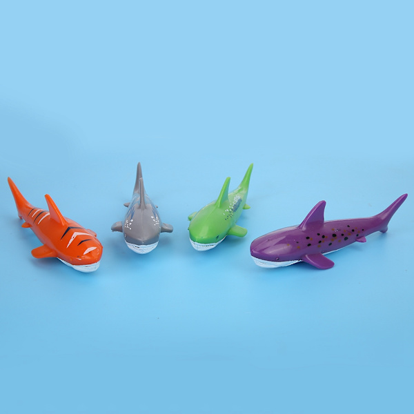 Simning Water Toy Shark Kasta Torped Interaktiv leksak för barn