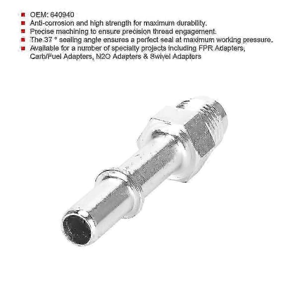 6 AN hane till 3/8 tum för SAE snabbkoppling hane bränslekoppling adapter 640940 E2U211