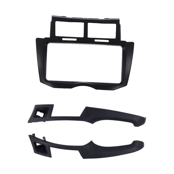 2DIN Bilradio Stereo Dash CD Panel Erstatning for Toyota Yaris Vitz Platz 2005 2011 Svart