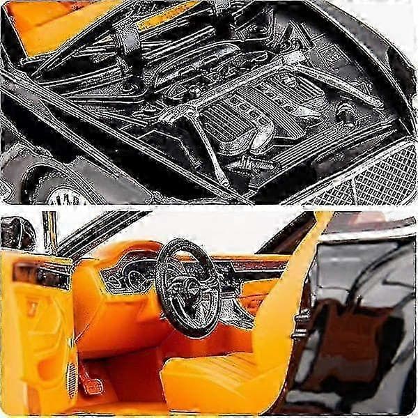 1/24 Bentley Continental Gt Modelbil Legering Trykstøbt Legetøjsbil Samlerobjekt Træk Tilbage Legetøjskøretøj Med Lyd Og Lys Dør Kan Åbnes